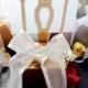 12pcs Gold Chair Favor Box, Place Card wedding bouquet TH002