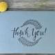 Wedding Thank You Card Set, Rustic Thank You Cards, Thank You Card 10 Pack