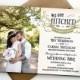 Post wedding reception invitation / We got hitched!