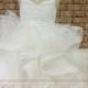 Flower Girl Dress Lace With Horse Hair Cross Back Tulle Ball Gown Floor Length