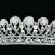 Exquisite Austrian Crystals Royal Family Tiara Crown Wedding Jewelry SHA8627