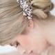 Wedding Hair Comb,  Bridal Head Piece, Crystal and Pearl Hair Comb, Wedding Hair Accessory