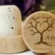 Personalized Tree of Life Wedding Favor Wine Stopper - Laser Engraved Bottle Topper Customized with your names/initials/short phrase - FAST!