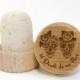 Personalized Wine Stopper Wedding Favor - Rustic Sugar Skull 'Til Death Do Us Part Custom Design Laser Engraved with your Initials & date