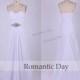 Simple&Elegant White Sweetheart Beach Wedding Dresses/Chiffon Wedding Dress/Prom Dresses/Evening Dress/Chiffon A-Line Long Dress 0330