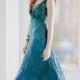 Teal Blue wedding this is a custom order dress for your wedding