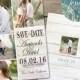 Rustic Wedding Save the Date Card - printable postcard