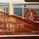 Postcard Save The Date DEPOSIT: Cruise ship design 