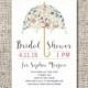 Flower Umbrella Bridal Shower Invitation Printable, Bridal Shower Invitation, Customized Bridal Shower Invitation, 5x7 Invite, BSI#3
