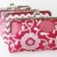 Pink Clutch, Wedding Party Gift, Bridesmaid Wedding Accessory, Choose your own fabric to Customized Cutie Girlie Clutches -
