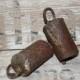 Rusty Bells - Set of Two -  Rustic Wedding Decor - Man Cave - Vintage Decor