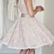 One Shoulder Lace Dress, Bridesmaid Lace Dress, Boho Bridesmaid Dresses, Short lace dress