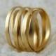 Wrapped ring gold handmade ring alternative wedding ring