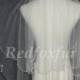 White ivory beaded bridal veil - Combs Veil - Elbow Bridal Veil - crystal pendant veil - wedding accessories veil -2