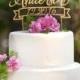 Mr & Mrs Custom Name and Date Wedding Cake Topper