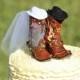 Western Boot Cake Topper  -  shabby chic, outdoor, cottage chic