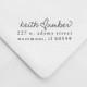 Wedding Return Address Stamp - Great for Invitations and Holiday Cards - Personalized Gift - Rubber Stamp - RSVP