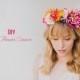 Eye-Catching DIY Silk Flower Bridal Crown - Weddingomania