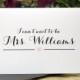 Custom Color Wedding Day Card for Your Groom, Fiance, Husband - "I Can't Wait To Be Mrs..."