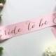 Bride-To-Be Sash with Diamond Ring - bachelorette party accessory - bachelorette sash - bride to be sash