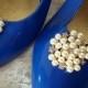 Wedding Vintage Style Shoe Clips, Bridal Shoe Clips, Rhinestone Shoe CLips, Pearl Shoe Clips, Clips for Wedding SHoes, Bridal SHoes -