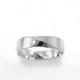 Mobius Wedding ring - 5mm Rectangle Profile Mobius Ring In 14k White Gold, Mobius Wedding Band, Modern & Contemporary, Mens Wedding Band