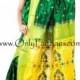Bottle Green Paithani with Parrot Green Border