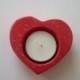 Red Heart Tea Light Candle Holder Wedding Decor, Wedding Favors, Home or Garden Decor, Wedding Gift, Anniversary Gift, Gifts Under 20