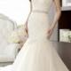 Elegant Sweetheart A-line Lace Vintage Wedding Dresses with Beading Sash