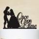 Once Upon A Time Wedding Cake Topper,Rapunzel Cake Topper,Romantic Cake Topper,Tangled Cake Topper, Disney cake topper, Acrylic Topper-P149