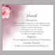 DIY Wedding Details Card Template Editable Word File Instant Download Printable Details Card Floral Pink Details Card Rose Information Cards