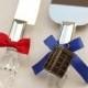 Dr. Who Wedding Cake Server and Knife - Tardis and Bowtie Wedding Cake Cutter, DOCTOR WHO WEDDING cake cutter, Geekery Wedding accessories