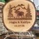 Rustic Wedding Cake Topper, Moose Lodge Cake Topper, Woodland Wedding, Barn Wedding, Custom Wedding Cake Topper, Personalized Topper