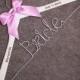 Wire hanger, Personalized Wire Hanger for the Bride or Bridesmaid-Mrs.name / I LOVE YOU / Custom initials /Phrase , Wedding Dress Hanger