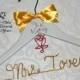 Beauty & the Beast Themed Wedding Hanger, Disney Princess Wedding, Personalized Bridal Hanger, Gift Wire