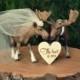 Moose-Alaska-wedding cake topper-Moose lover-Moose hunter-hunting groom-rustic cake topper-moose bride and groom