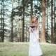 Bohemian Tulle Wedding Gown. Floor Length Wedding Gown with Gathered Tulle Layers. Custom Made to Order. Wild Hearts Wedding Gown. SS14303