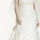 Plus Size Satin Mermaid Wedding Dress with Bow Detail