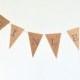 Mini Personalized Bunting Garland Cake Topper, custom name birthday banner dessert topper - you choose the colors!