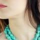 Megan turquoise necklace chunky turquoise necklace statement necklace