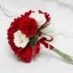 wedding bouquet, bridesmaids bouquet, paper bridesmaids bouquet, bridal bouquet, paper bridal bouquet, red rose bouquet