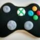 Xbox game controller black mini 2" sugar cookies or large  4 "  with royal icing,game controller,remote control