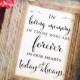 In loving memory sign wedding remembrance sign (Frame NOT included) in loving memory wedding sign