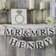 Mr and Mrs Sign, Mr and Mrs Banner, Mr and Mrs, Wedding Sign, Wedding Decor, Wedding Sign, Rustic Wedding Sign, Sweetheart Table, Gift