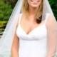 Wedding veil - 20 x 40 circular cut drop bridal veil with satin ribbon trim