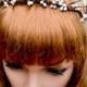 BRENDA LEE White pip berry crown head wreath/hair accessory/headband/berries/flower girl/bride/bridal/bridesmaid/ hairband headpiece