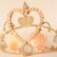 Sea Glass Tiara Crown, Beach Wedding Hair Accessories, Mermaid Costume Adult, Seashell Crown, Pearls, Heart Shape, Adjustable