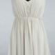 Junior Bridesmaid Dress, Grey Convertible Chiffon Bridesmaid Dress