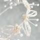 Bridal crown, wedding hair accessory, tiara, pearl and rhinestone crown, wedding head piece, hair accessory - stardust