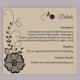DIY Lace Wedding Details Card Template Editable Word File Download Printable Burlap Vintage Black Details Card Floral Rustic Enclosure Card